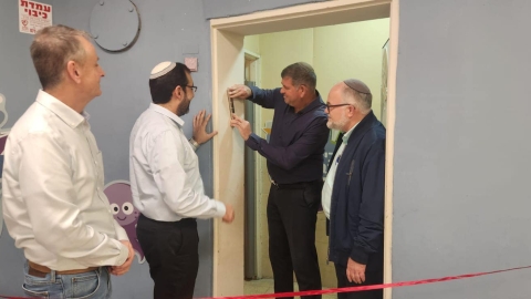 ספרייה חדשה בבית ספר מורשת מנחם