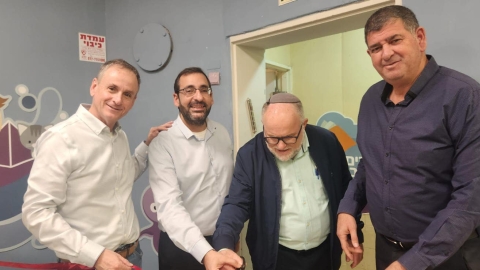 ספרייה חדשה בבית ספר מורשת מנחם