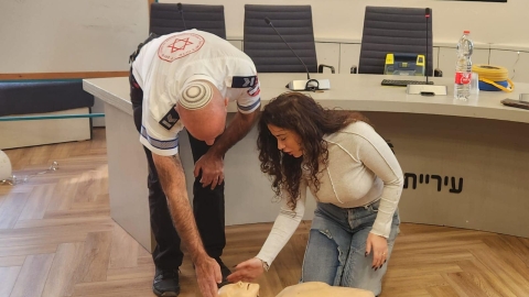 מצילים חיים בגבעת שמואל